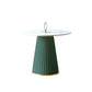 Pedestal End Table Modern Round Side End Table for Living Room 23.6"L x 23.6"W x 20"H Green Clearhalo 'Coffee & Accent Tables' 'End & Side Tables' 'end_side_tables' 'furn' 'furn_end_side_tables' 'Furniture' 'Living Room Furniture' 5301869