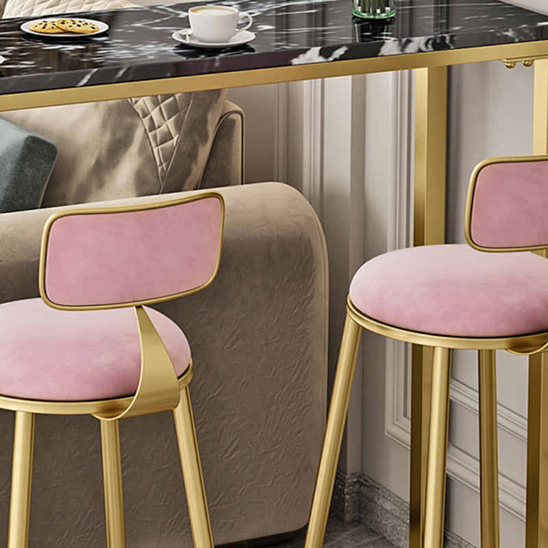 Marmeren eigentijdse cocktailbars tafel met opslag rechthoekige aanrechttafel