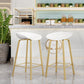 Modern Backrest Armless Counter Stool Plastic Bar Stool with Metal 4 Legs Clearhalo 'Bar Furniture' 'Bar Stools' 'bar_stools' 'furn' 'furn_bar_stools' 'Furniture' 'Kitchen & Dining Furniture' 5302384
