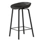 Modern Backrest Armless Counter Stool Plastic Bar Stool with Metal 4 Legs Clearhalo 'Bar Furniture' 'Bar Stools' 'bar_stools' 'furn' 'furn_bar_stools' 'Furniture' 'Kitchen & Dining Furniture' 5302389