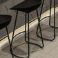 Contemporary Bar Stool Plastic Counter Bar Stool with Metal Legs Clearhalo 'Bar Furniture' 'Bar Stools' 'bar_stools' 'furn' 'furn_bar_stools' 'Furniture' 'furniture_bar_stools' 'Kitchen & Dining Furniture' 5302495