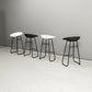 Contemporary Bar Stool Plastic Counter Bar Stool with Metal Legs Clearhalo 'Bar Furniture' 'Bar Stools' 'bar_stools' 'furn' 'furn_bar_stools' 'Furniture' 'furniture_bar_stools' 'Kitchen & Dining Furniture' 5302500