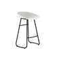 Contemporary Bar Stool Plastic Counter Bar Stool with Metal Legs Clearhalo 'Bar Furniture' 'Bar Stools' 'bar_stools' 'furn' 'furn_bar_stools' 'Furniture' 'furniture_bar_stools' 'Kitchen & Dining Furniture' 5302504