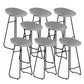 Contemporary Bar Stool Plastic Counter Bar Stool with Metal Legs Grey 8 Piece Set Bar Stool(30"H) Clearhalo 'Bar Furniture' 'Bar Stools' 'bar_stools' 'furn' 'furn_bar_stools' 'Furniture' 'furniture_bar_stools' 'Kitchen & Dining Furniture' 5302530