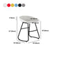 Contemporary Bar Stool Plastic Counter Bar Stool with Metal Legs Clearhalo 'Bar Furniture' 'Bar Stools' 'bar_stools' 'furn' 'furn_bar_stools' 'Furniture' 'furniture_bar_stools' 'Kitchen & Dining Furniture' 5302531