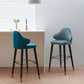 Glam Upholstered Counter Height Stool Adjustable Height Bar Stool Clearhalo 'Bar Furniture' 'Bar Stools' 'bar_stools' 'furn' 'furn_bar_stools' 'Furniture' 'Kitchen & Dining Furniture' 5302676