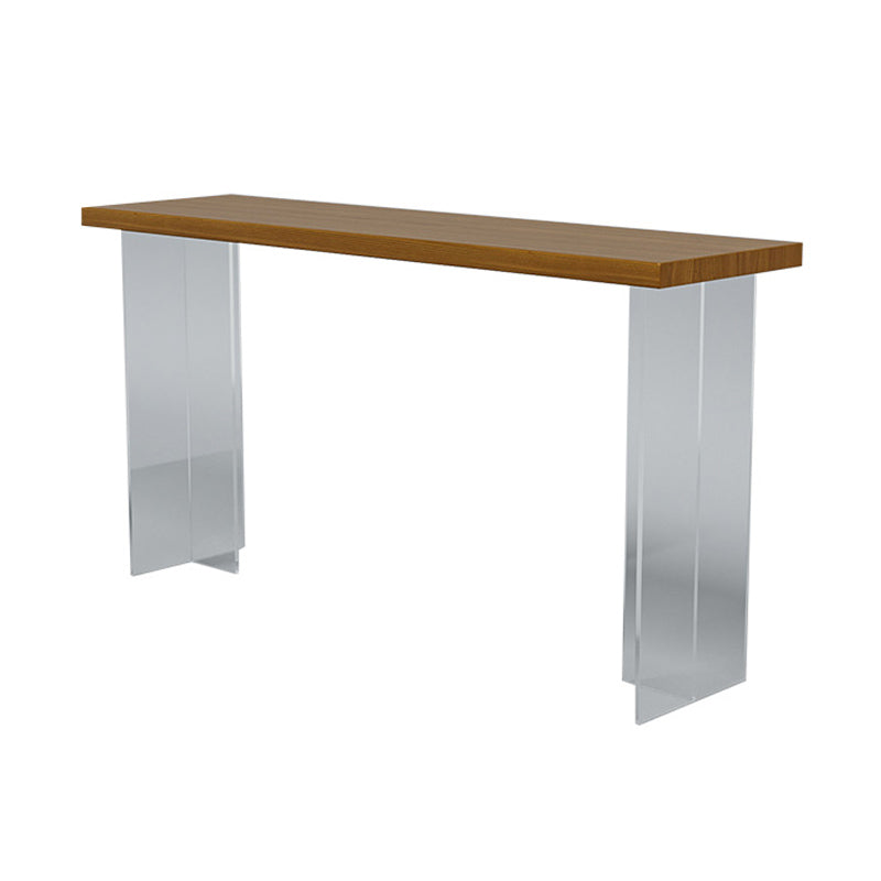 02.01.5.7 Stück Pub Dining Set Modernes natürliches Holzkneipe Ess -Set