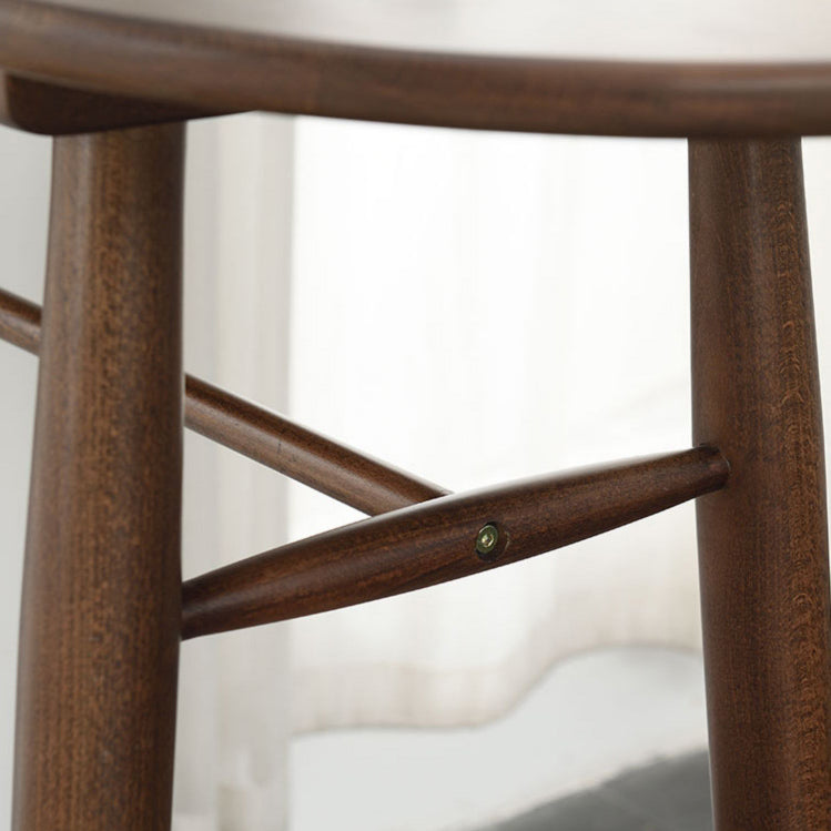 Table de table de bar en bois en chêne moderne 1/2 pièces comptoir en bois avec tabourets en cuir