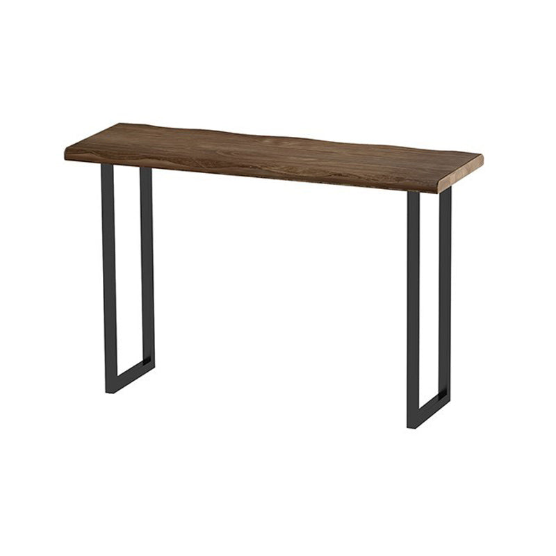 Industriel 1/3 pièces Table de barre de barre Rectangle Table de comptoir en bois de pin avec tabourets hauts