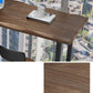 Industriel 1/3 pièces Table de barre de barre Rectangle Table de comptoir en bois de pin avec tabourets hauts