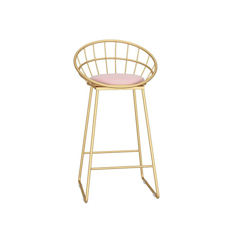 1/3 pièces Glam Gold Iron Bar Table Set White Stone Top Bistro Set avec étagère