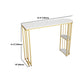 1/3 pièces Glam Gold Iron Bar Table Set White Stone Top Bistro Set avec étagère