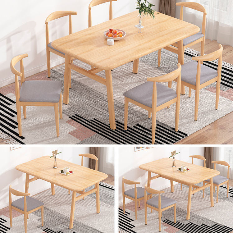 Set da pranzo moderno in legno da 1/2/3/5/7 pezzi. Set da tavolo da pranzo per la casa