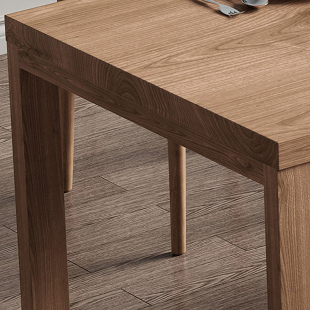 Set da pranzo moderno Tavolo da pranzo rettangolare in legno di pino da 1/4/5/7 pezzi per sala da pranzo