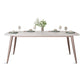 Juego de comedor moderno de piedra sinterizada, juego de comedor rectangular de 1/2/5/7 piezas