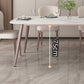 Juego de comedor moderno de piedra sinterizada, juego de comedor rectangular de 1/2/5/7 piezas