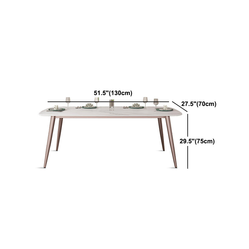 Juego de comedor moderno de piedra sinterizada, juego de comedor rectangular de 1/2/5/7 piezas