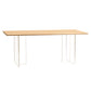 Modern 1/2/5 Pieces Dining Set Rectangle Pine Wood Dining Table for Dining Room