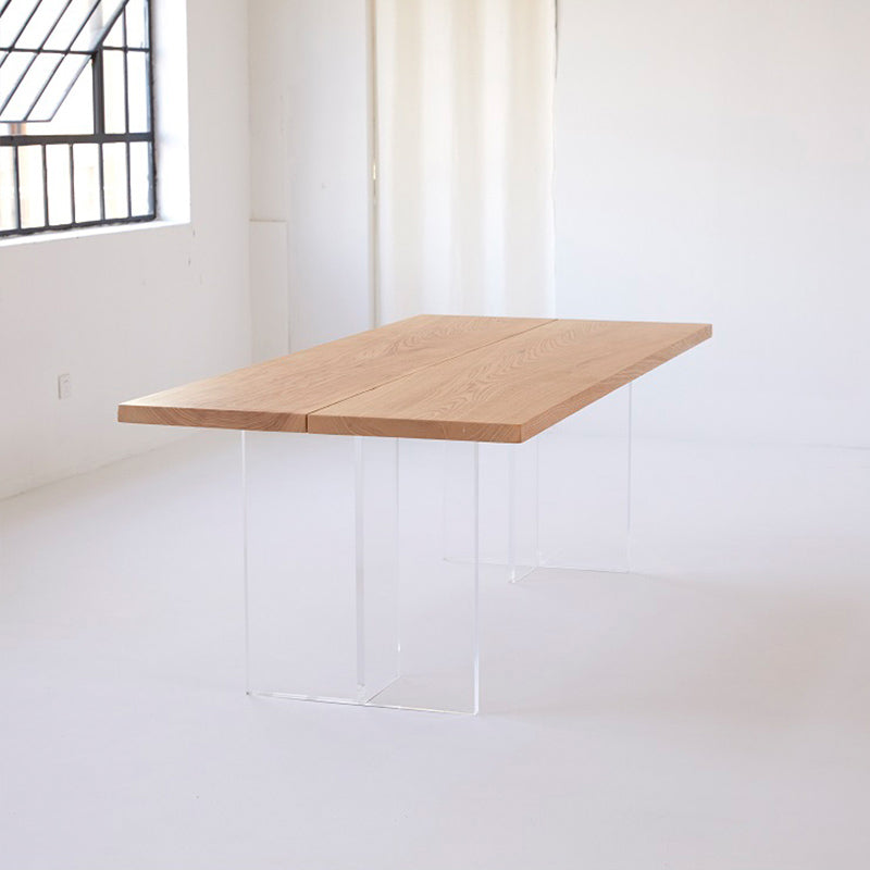 Modern 1/2/5 Pieces Dining Set Rectangle Pine Wood Dining Table for Dining Room