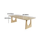 Modern 1/7 Pieces Dining Set Rectangle Pine Wood Dining Table for Dining Room Clearhalo 'Dining Room Sets' 'Dining Tables & Seating' 'dining_room_set' 'furn' 'furn_dining_room_set' 'Furniture' 'Kitchen & Dining Furniture' 5303185