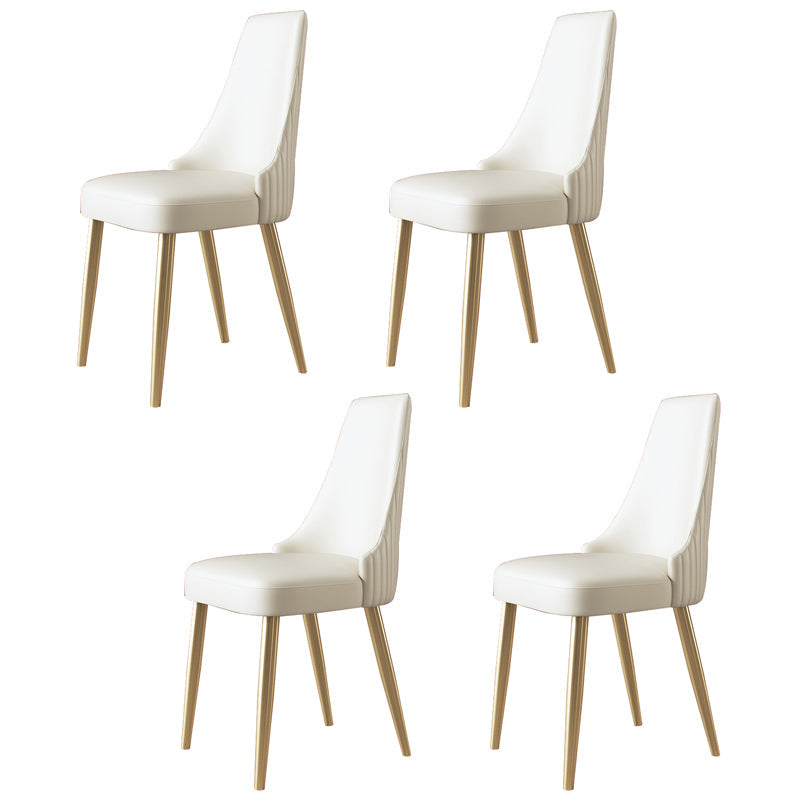 Nordic Glam Sintered Stone Dining Rectangle Table Set 1/4/5/6/7 Pieces Dining Set 4 Beige Chairs Clearhalo 'Dining Room Sets' 'Dining Tables & Seating' 'dining_room_set' 'furn' 'furn_dining_room_set' 'Furniture' 'Kitchen & Dining Furniture' 5303196