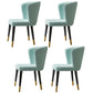 Nordic Glam Sintered Stone Dining Rectangle Table Set 1/4/5/6/7 Pieces Dining Set 4 Green Chairs Clearhalo 'Dining Room Sets' 'Dining Tables & Seating' 'dining_room_set' 'furn' 'furn_dining_room_set' 'Furniture' 'Kitchen & Dining Furniture' 5303198