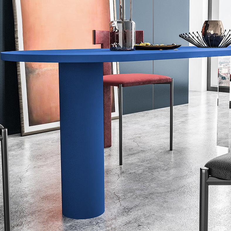 キッチン用の木製カウンターテーブルの特殊ダイニングテーブルのモダンピンク