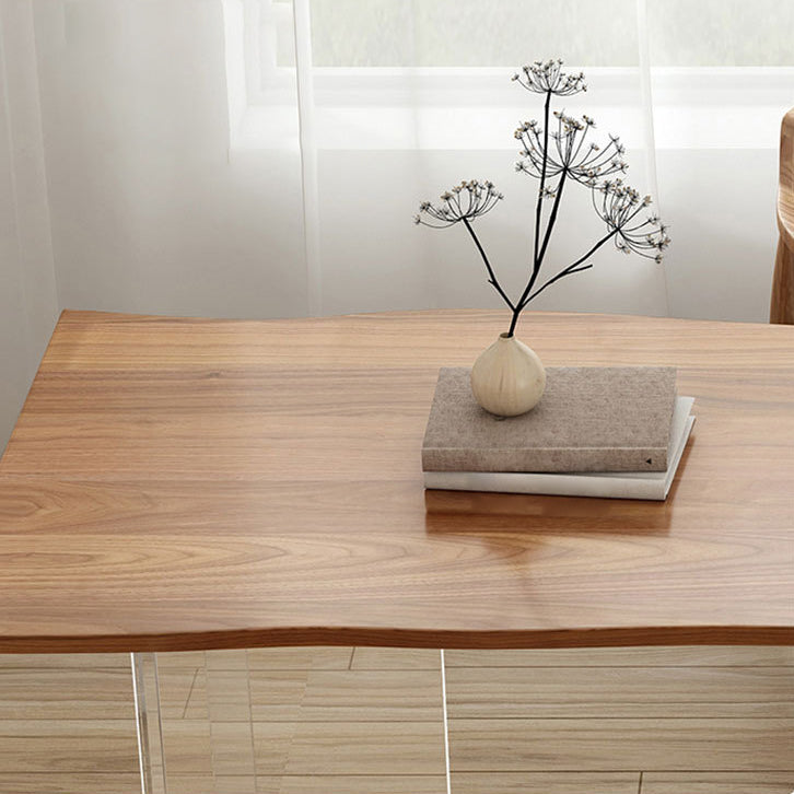 Modern Brown in Wood Table Specialty Dining Table for Kitchen