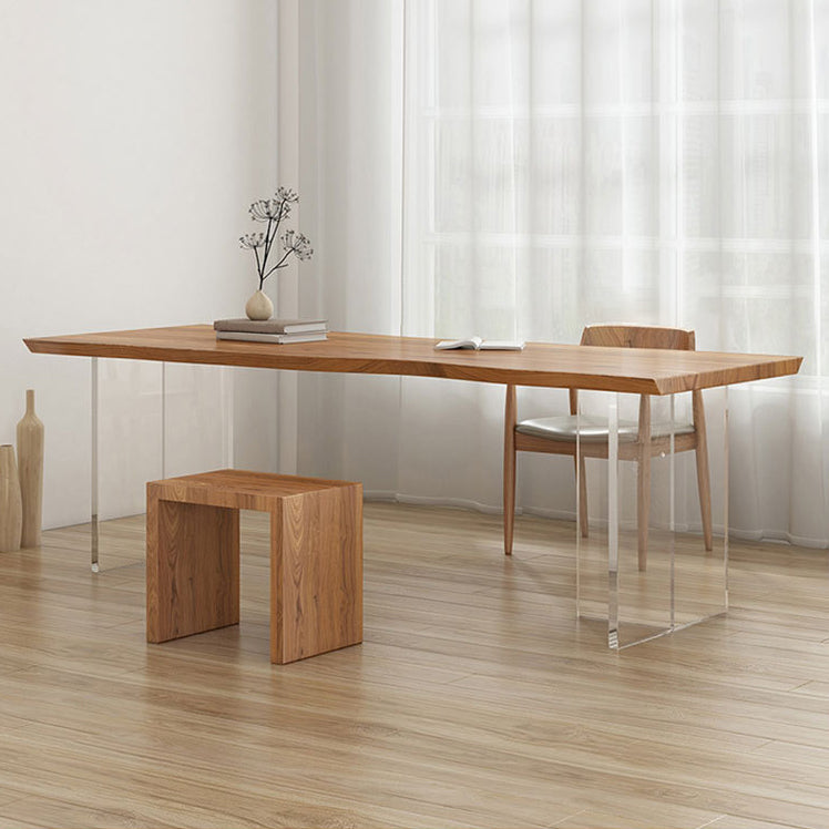 Modern Brown in Wood Table Specialty Dining Table for Kitchen