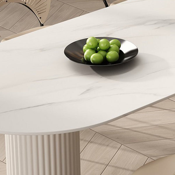 Contemporary Style Dining Table 3 Legs for Dining Room Kitchen Home Furniture