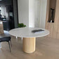Table à manger ronde en bois massif de Style moderne, pour la cuisine, meubles de maison