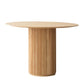 Table à manger ronde en bois massif de Style moderne, pour la cuisine, meubles de maison
