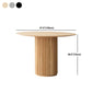 Table à manger ronde en bois massif de Style moderne, pour la cuisine, meubles de maison