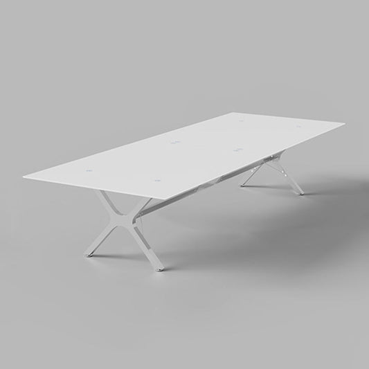 スチールコンテンポラリーダイニングテーブルガラスガラストップダイニングテーブルダイニングルーム用