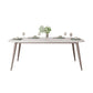 Mesa de comedor de rectángulo de lujo tradicional muebles de comedor de piedra