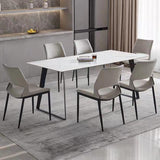 Armless Dining Chairs Contemporary Open Back Dining Side Upholstered Furniture Clearhalo 'Dining Chairs' 'Dining Tables & Seating' 'dining_chair' 'furn' 'furn_dining_chair' 'Furniture' 'Kitchen & Dining Furniture' 5303588