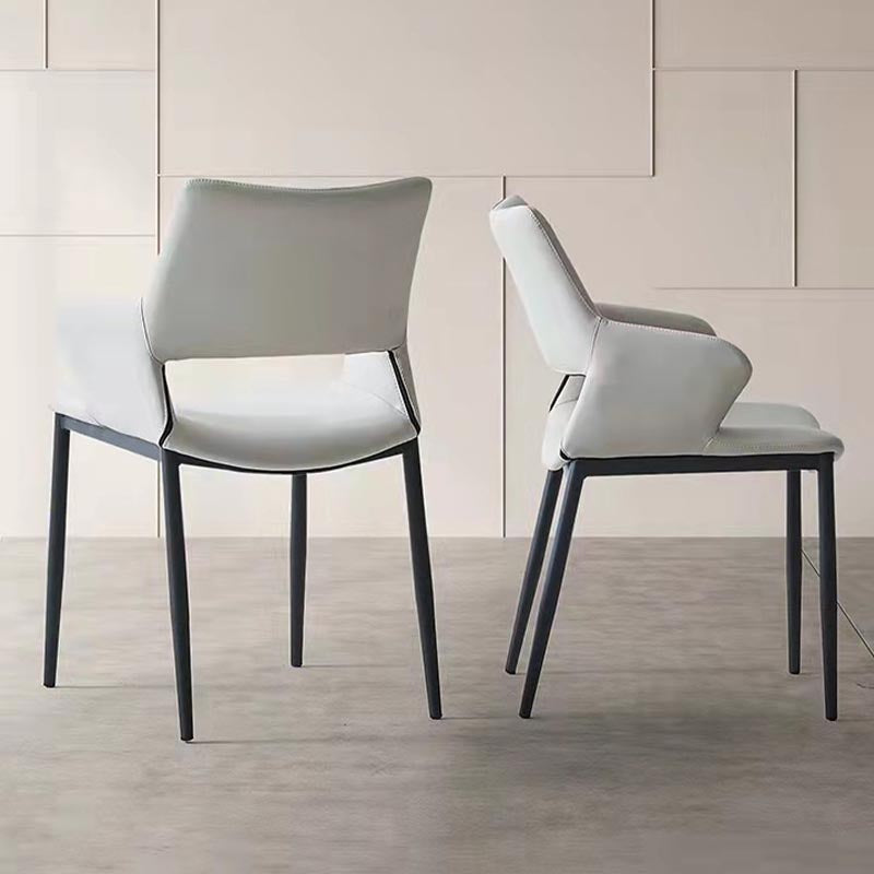 Armless Dining Chairs Contemporary Open Back Dining Side Upholstered Furniture Clearhalo 'Dining Chairs' 'Dining Tables & Seating' 'dining_chair' 'furn' 'furn_dining_chair' 'Furniture' 'Kitchen & Dining Furniture' 5303592