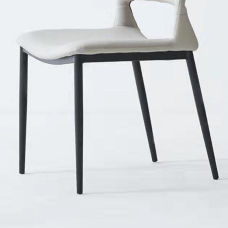 Armless Dining Chairs Contemporary Open Back Dining Side Upholstered Furniture Clearhalo 'Dining Chairs' 'Dining Tables & Seating' 'dining_chair' 'furn' 'furn_dining_chair' 'Furniture' 'Kitchen & Dining Furniture' 5303600