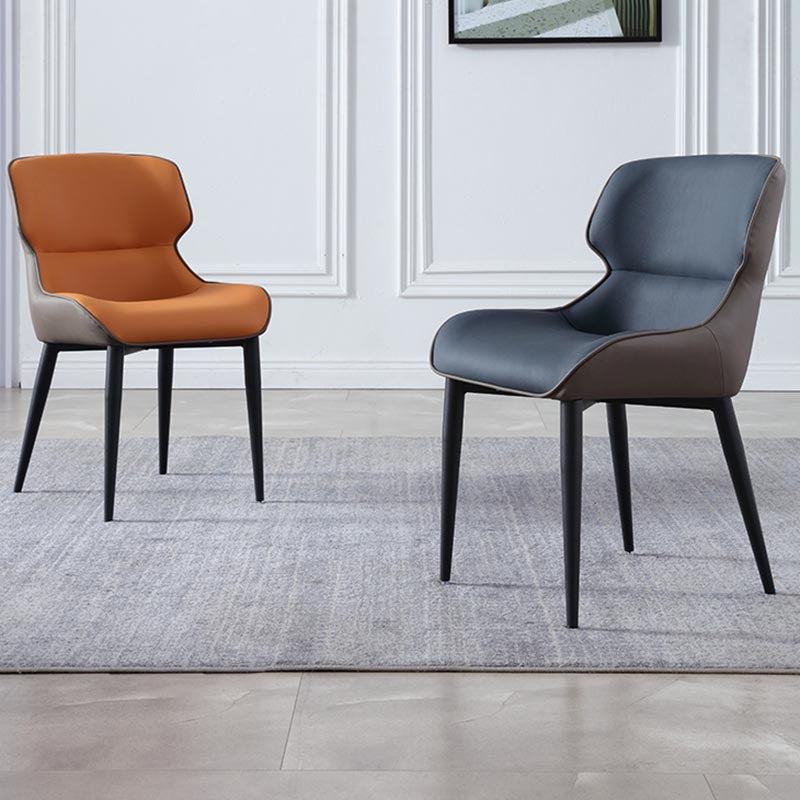 Upholstered Dining Side Chair Leather Dining Chair for Dining Room Clearhalo 'Dining Chairs' 'Dining Tables & Seating' 'dining_chair' 'furn' 'furn_dining_chair' 'Furniture' 'Kitchen & Dining Furniture' 5303622