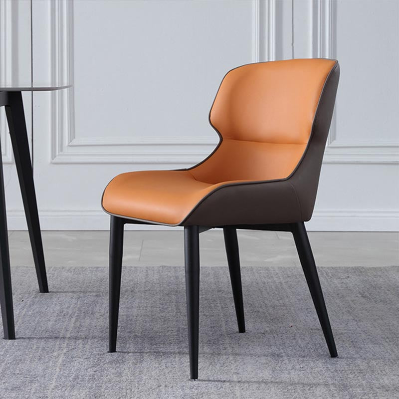 Upholstered Dining Side Chair Leather Dining Chair for Dining Room Clearhalo 'Dining Chairs' 'Dining Tables & Seating' 'dining_chair' 'furn' 'furn_dining_chair' 'Furniture' 'Kitchen & Dining Furniture' 5303623
