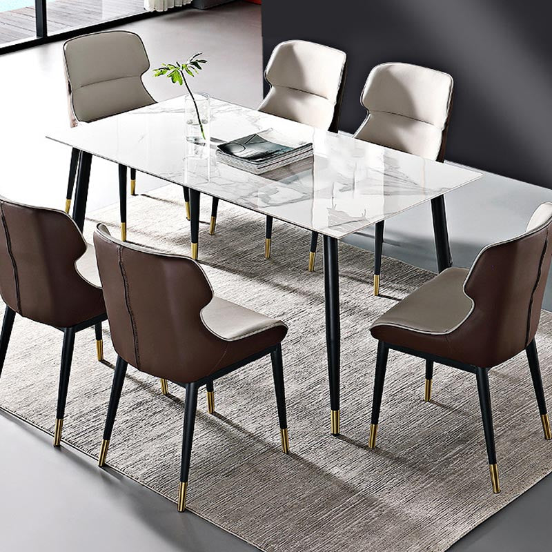 Upholstered Dining Side Chair Leather Dining Chair for Dining Room Clearhalo 'Dining Chairs' 'Dining Tables & Seating' 'dining_chair' 'furn' 'furn_dining_chair' 'Furniture' 'Kitchen & Dining Furniture' 5303641