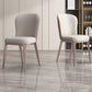 Chaise de salle à manger contemporaine en métal, meubles Parsons en finition mate pour la maison