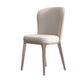 Chaise de salle à manger contemporaine en métal, meubles Parsons en finition mate pour la maison