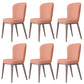 Chaise de salle à manger contemporaine en métal, meubles Parsons en finition mate pour la maison