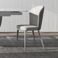Chaise de salle à manger contemporaine en métal, meubles Parsons en finition mate pour la maison
