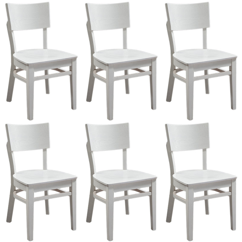 Zeitgenössischer Holz Essstuhl offenen Essnebelmöbeln in mattem Finish offener Rücken