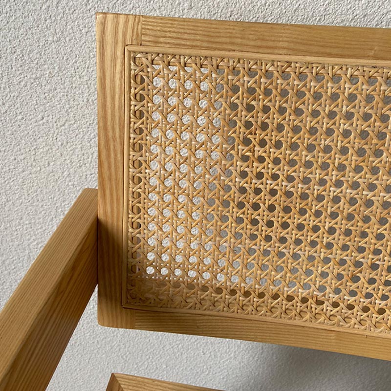 Chaise de bras à manger en bois massif