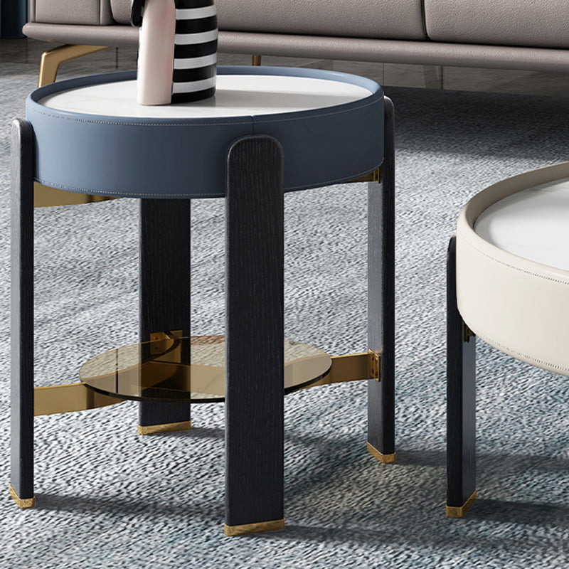 スレートモダンコーヒーテーブル1リビングルーム用のシングルカクテルテーブル