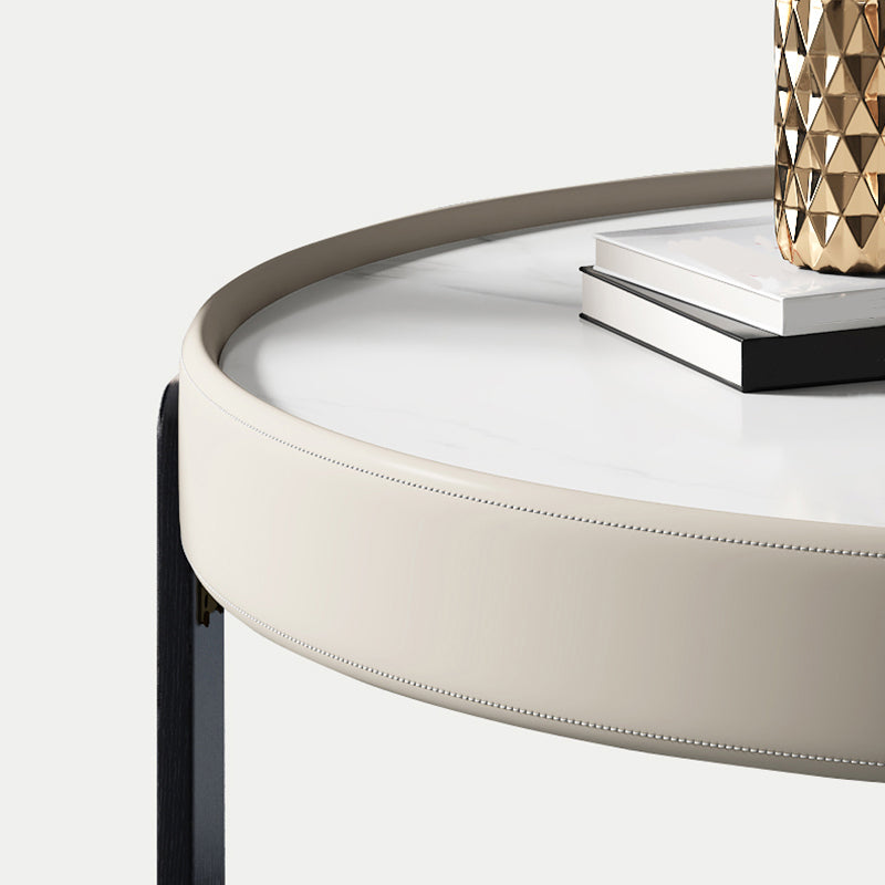 スレートモダンコーヒーテーブル1リビングルーム用のシングルカクテルテーブル