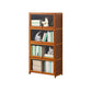 Brown Shelf Bookcase Door Standard Wood Bookcase for Home Office